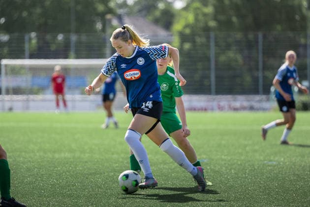 Fußball I Frauen I Freundschaftsspiel I DJK Arminia Ibbenbüren - DSC Arminia Bielefeld I 12.07.2026 Jana Richter (14, DSC Arminia Bielefeld) Ibbenbüren Sportzentrum Schierloh NRW Deutschland *** Soccer I Women I Friendly Match I DJK Arminia Ibbenbüren vs. DSC Arminia Bielefeld I July 12, 2026 Jana Richter, age 14, DSC Arminia Bielefeld Ibbenbüren Schierloh Sports Center, North Rhine-Westphalia, Germany Copyright: xLobeca CedricxSiefkerx