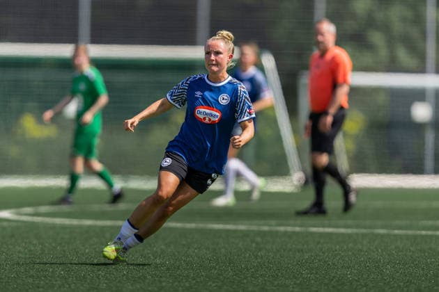 Fußball I Frauen I Freundschaftsspiel I DJK Arminia Ibbenbüren - DSC Arminia Bielefeld I 12.07.2026 Jocelyn Hampel (27, DSC Arminia Bielefeld) Ibbenbüren Sportzentrum Schierloh NRW Deutschland *** Soccer I Women s I Friendly Match I DJK Arminia Ibbenbüren vs. DSC Arminia Bielefeld I July 12, 2026 Jocelyn Hampel 27, DSC Arminia Bielefeld Ibbenbüren Schierloh Sports Center, North Rhine-Westphalia, Germany Copyright: xLobeca CedricxSiefkerx