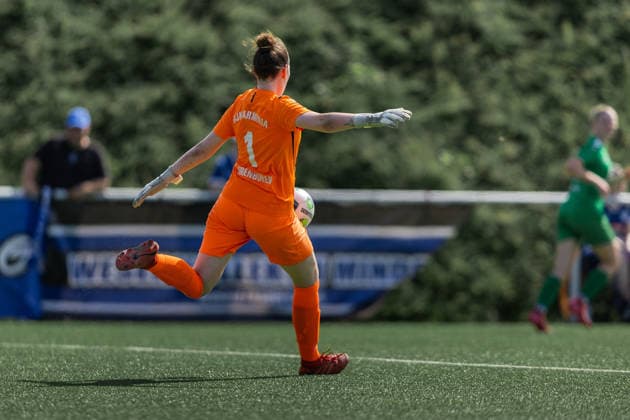 Fußball I Frauen I Freundschaftsspiel I DJK Arminia Ibbenbüren - DSC Arminia Bielefeld I 12.07.2026 Madita Brügge (1, DJK Arminia Ibbenbüren) Ibbenbüren Sportzentrum Schierloh NRW Deutschland *** Soccer I Women s I Friendly Match I DJK Arminia Ibbenbüren vs. DSC Arminia Bielefeld I July 12, 2026 Madita Brügge 1, DJK Arminia Ibbenbüren Ibbenbüren Schierloh Sports Center, North Rhine-Westphalia, Germany Copyright: xLobeca CedricxSiefkerx