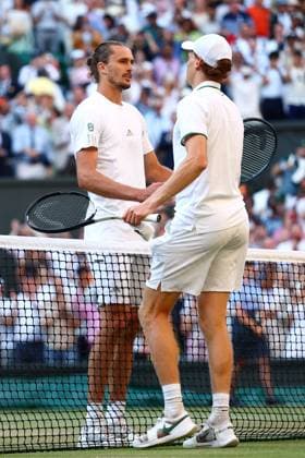 Jannik Sinner celebrates victory in the Men s Singles final against Alexander Zverev Wimbledon Tennis Championships, Day 14, The All England Lawn Tennis and Croquet Club, London, UK - 12 Jul 2026London The All England Lawn Tennis and United Kingdom  Copyright: xJamesxMarsh Shutterstockx 16981035iz