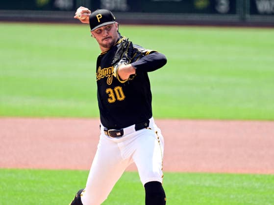 Pittsburgh Pirates pitcher Paul Skenes (30) throws in the first inning against the Milwaukee Brewers at PNC Park on Sunday, July 12, 2026 in Pittsburgh.  PIT2026071203 ArchiexCarpenter