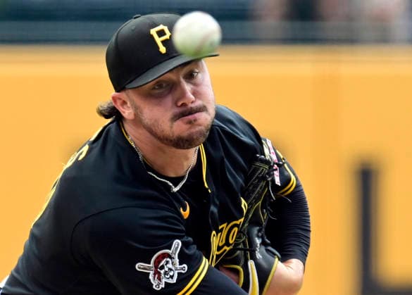 Pittsburgh Pirates pitcher Paul Skenes (30) throws in the second inning against the Milwaukee Brewers at PNC Park on Sunday, July 12, 2026 in Pittsburgh.  PIT2026071205 ArchiexCarpenter