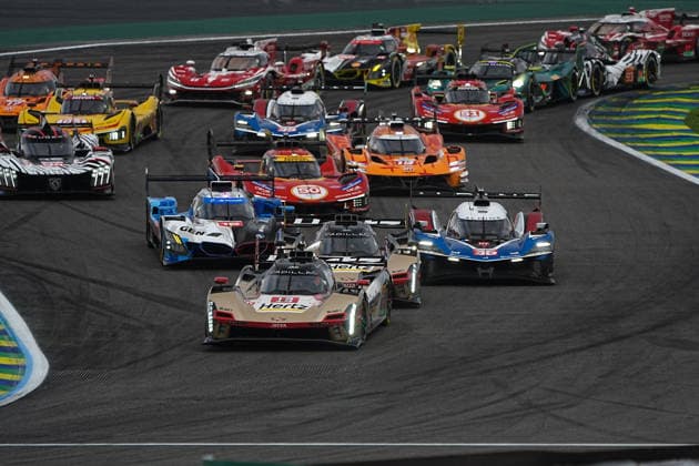 6 hours of Sao Paulo FIA WEC SAO PAULO, BRAZIL - JULY 12: Cadillac V-Series.R of team Cadillac Hertz Team Jota of the crew Will Stevens (GBR) and Norman Nato (FRA) in action during the FIA WEC 6 Hours of Sao Paulo, 4th round of the 2026 FIA World Endurance Championship at Interlagos Speedway in Sao Paulo, Brazil, on July 12, 2026. Stringer Anadolu Sao Paulo Brazil. Editorial use only. Please get in touch for any other usage.  Copyright: x2026xAnadoluxStringerx