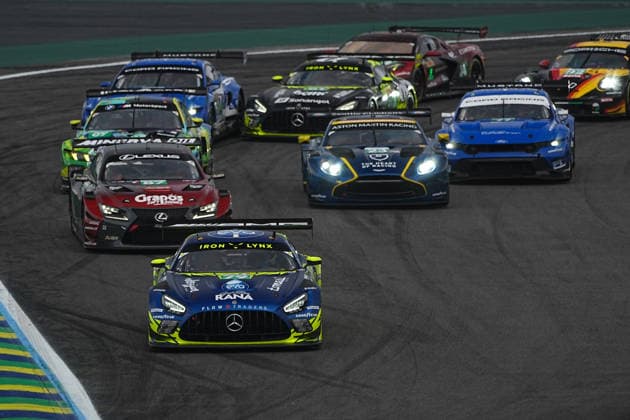 6 hours of Sao Paulo FIA WEC SAO PAULO, BRAZIL - JULY 12: Mercedes-AMG LMGT3 of team Iron Lynx of the crew Johannes Zelger (ITA), Matteo Cressoni (ITA) and Lin Hodenius (NED) in action during the FIA WEC 6 Hours of Sao Paulo, 4th round of the 2026 FIA World Endurance Championship at Interlagos Speedway in Sao Paulo, Brazil, on July 12, 2026. Stringer Anadolu Sao Paulo Brazil. Editorial use only. Please get in touch for any other usage.  Copyright: x2026xAnadoluxStringerx