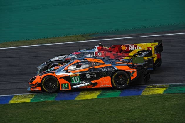 6 hours of Sao Paulo FIA WEC SAO PAULO, BRAZIL - JULY 12: McLaren 720S LMGT3 Evo of team Garage 59 of the crew Antares Au (HKG), Thomas Fleming (GBR) and Marvin Kirchhofer (GER) in action during the FIA WEC 6 Hours of Sao Paulo, 4th round of the 2026 FIA World Endurance Championship at Interlagos Speedway in Sao Paulo, Brazil, on July 12, 2026. Stringer Anadolu Sao Paulo Brazil. Editorial use only. Please get in touch for any other usage.  Copyright: x2026xAnadoluxStringerx