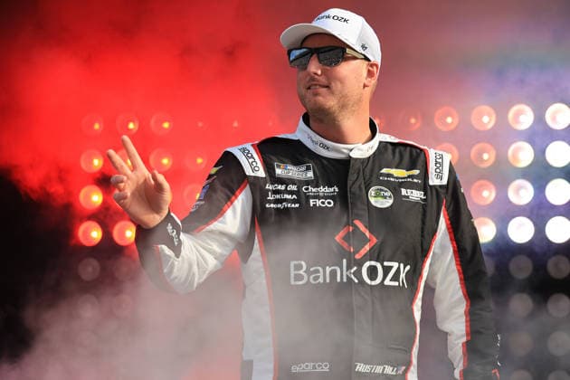 ATLANTA, GA - JULY 12: Austin Hill ( 33 Richard Childress Racing Bank OZK Chevrolet) waves to the crowd during driver introductions prior to the running of the NASCAR, Motorsport, USA Cup Series Quaker State 400 on July 12, 2026 at EchoPark Speedway in Hampton, GA. (Photo by Jeff Robinson Icon Sportswire) AUTO: JUL 12 NASCAR Cup Series Quaker State 400 EDITORIAL USE ONLY Icon26071211861400