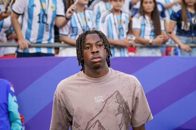 USA: Fussball FIFA World Cup, WM, Weltmeisterschaft, Fussball 2026, Viertelfinale - Argentinien vs Schweiz - Kansas City Stadium (GEHA Field at Arrowhead Stadium, Kansas City, Missouri): Johan Manzambi (Schweiz, 9) *** USA Soccer 2026 FIFA World Cup, Quarterfinals: Argentina vs. Switzerland, Kansas City Stadium (GEHA Field at Arrowhead Stadium), Kansas City, Missouri; Johan Manzambi (Switzerland), 9 Copyright: xJOERANxSTEINSIEKx