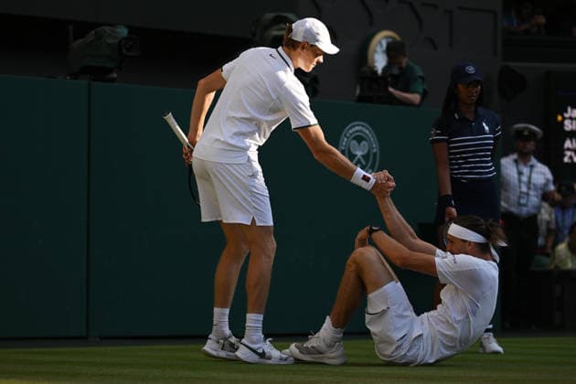 2026 Wimbledon Championships Alexander Zverev (GER) Jannik Sinner (ITA) Final Centre Court *** 2026 Wimbledon Championships: Alexander Zverev (GER) vs. Jannik Sinner (ITA) – Final, Center Court