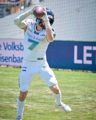 European Football Alliance, EFA, Munich Ravens, Frankfurt Galaxy Unterhaching Sportpark Unterhaching Bayern Deutschland *** European Football Alliance (EFA), Munich Ravens, Frankfurt Galaxy, Unterhaching Sportpark, Unterhaching, Bavaria, Germany Copyright: x30nullvierxPhotographiexÂ·xGerhardxLehnerx