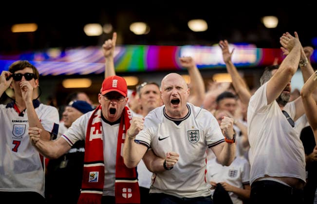Miami, USA 11th Jul 2026. England Fans Norway - England World Cup Norwegen - England 11.07.2026 *** Miami, USA, July 11, 2026 England Fans Norway England World Cup Norway England July 11, 2026