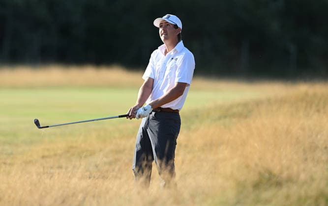 Last Chance Qualifier , Matt Moloney (amateur) (USA) on the 1st fairway. 154th Open Golf Championships, Royal Birkdale, Southport, UK - 13 Jul 2026Southport Royal Birkdale United Kingdom  Copyright: xGreigxCowie Shutterstockx 16988288i