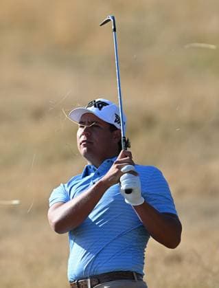 Last Chance Qualifier , Aldrich Potgeiter (RSA) on the 1st fairway. 154th Open Golf Championships, Royal Birkdale, Southport, UK - 13 Jul 2026Southport Royal Birkdale United Kingdom  Copyright: xGreigxCowie Shutterstockx 16988288t