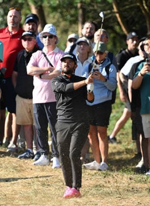 Last Chance Qualifier , Angel Hidalgo (Spa) on the 1st fairway. From the walkway with the crowds behind. 154th Open Golf Championships, Royal Birkdale, Southport, UK - 13 Jul 2026Southport Royal Birkdale United Kingdom  Copyright: xGreigxCowie Shutterstockx 16988288p