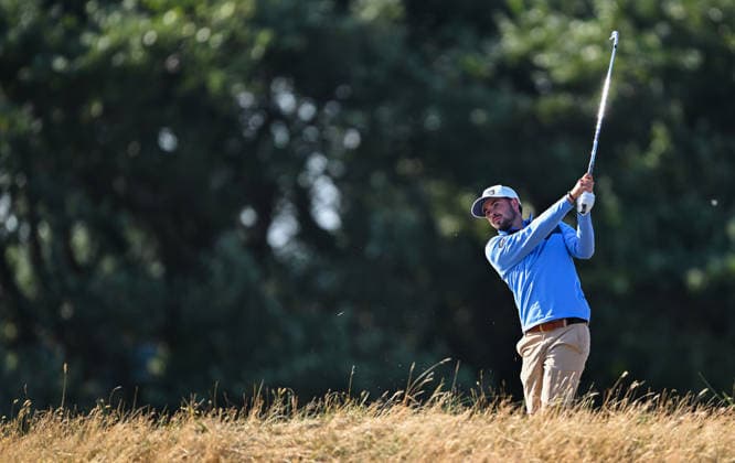 Last Chance Qualifier , Frazer Jones (Amateur) (Eng) on the 1st fairway 154th Open Golf Championships, Royal Birkdale, Southport, UK - 13 Jul 2026Southport Royal Birkdale United Kingdom  Copyright: xGreigxCowie Shutterstockx 16988288z