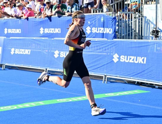 12.07.2026, GER, Triathlon, Hamburg Wasser World Triathlon, Elite Mixed Relay,Hamburg Team Deutschland Franka Rust (GER) beimLaufen auf dem Rathausmarkt *** July 12, 2026, GER, Triathlon, Hamburg Wasser World Triathlon, Elite Mixed Relay, Hamburg Team Germany s Franka Rust (GER) running on the Rathausmarkt nordphotoxGmbH xWitke nph00002