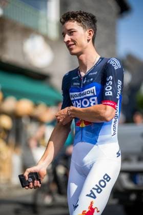 German Florian Lipowitz of Red Bull-BORA-hansgrohe is seen at the first rest day at the 2026 Tour de France cycling race, a stage of 185km from Malemort to Ussel, on Monday 13 July 2026. The 113th edition of the Tour de France starts on Saturday 4 July in Barcelona, Spain, and will finish in Paris, France on the 26th of July. JASPERxJACOBS  x181051619x