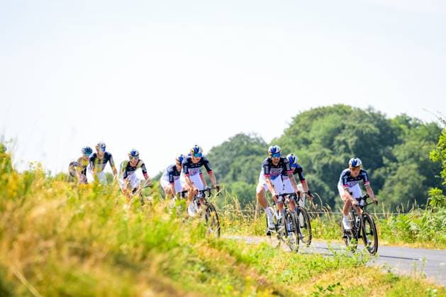 Red Bull-BORA-hansgrohe riders pictured in action during a training on the first rest day at the 2026 Tour de France cycling race, a stage of 185km from Malemort to Ussel, on Monday 13 July 2026. The 113th edition of the Tour de France starts on Saturday 4 July in Barcelona, Spain, and will finish in Paris, France on the 26th of July. DAVIDxPINTENS  x181052317x