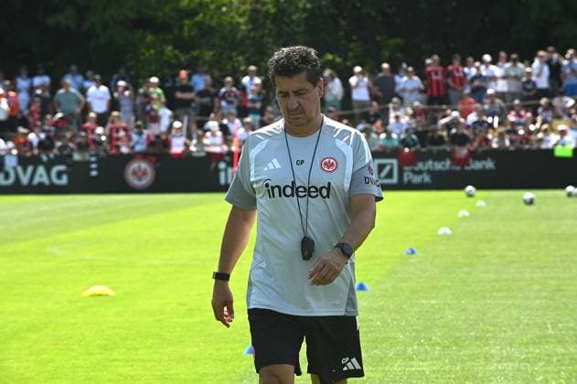13.07.2026 xhpx Frankfurt am Main, Deutsche Bank Park Bundesliga Saison 2025 2026 Eintracht Frankfurt Training Co-Trainer Christian Peintinger (Eintracht Frankfurt) DFL DFB REGULATIONS PROHIBIT ANY USE OF PHOTOGRAPHS AS IMAGE SEQUENCES AND OR QUASI-VIDEO. *** July 13, 2026 xhpx Frankfurt am Main, Deutsche Bank Park, Bundesliga Season 2025–2026, Eintracht Frankfurt Training, Assistant Coach Christian Peintinger, Eintracht Frankfurt. DFL and DFB regulations prohibit any use of photographs as image sequences and or quasi-video.