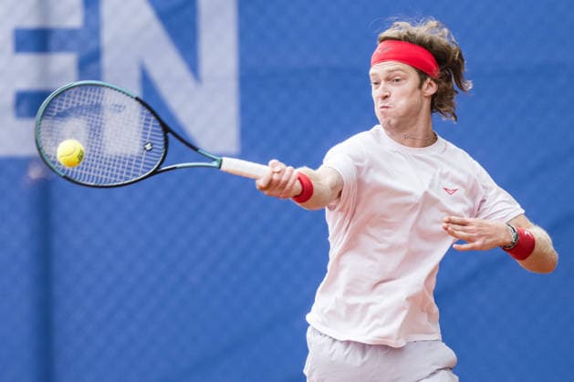260713 Andrey Rublev of Russia during day 1 of the Nordea Open on July 13, 2026 in Bastad. Photo: Niclas Jönsson BILDBYRAN COP 273 NO0428 tennis ATP, Tennis Herren 250 nordea open tennislagetbbeng *** 260713 Andrey Rublev of Russia on Day 1 of the Nordea Open on July 13, 2026, in Bastad. Photo by Niclas Jönsson, BILDBYRAN COP 273 NO0428 tennis atp 250 nordea open tennislagetbbeng  Copyright: NICLASxJÖNSSON BB260713NO005