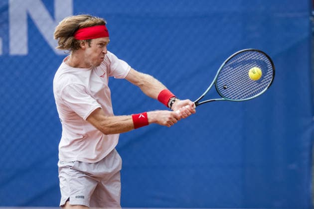 260713 Andrey Rublev of Russia during day 1 of the Nordea Open on July 13, 2026 in Bastad. Photo: Niclas Jönsson BILDBYRAN COP 273 NO0428 tennis ATP, Tennis Herren 250 nordea open tennislagetbbeng *** 260713 Andrey Rublev of Russia on Day 1 of the Nordea Open on July 13, 2026, in Bastad. Photo by Niclas Jönsson, BILDBYRAN COP 273 NO0428 tennis atp 250 nordea open tennislagetbbeng  Copyright: NICLASxJÖNSSON BB260713NO006
