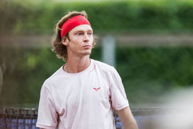 260713 Andrey Rublev of Russia during day 1 of the Nordea Open on July 13, 2026 in Bastad. Photo: Niclas Jönsson BILDBYRAN COP 273 NO0428 tennis ATP, Tennis Herren 250 nordea open tennislagetbbeng *** 260713 Andrey Rublev of Russia on Day 1 of the Nordea Open on July 13, 2026, in Bastad. Photo by Niclas Jönsson, BILDBYRAN COP 273 NO0428 tennis atp 250 nordea open tennislagetbbeng  Copyright: NICLASxJÖNSSON BB260713NO007