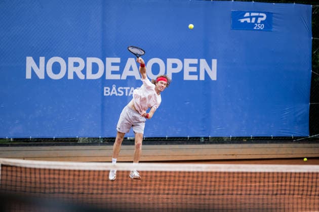 260713 Andrey Rublev of Russia during day 1 of the Nordea Open on July 13, 2026 in Bastad. Photo: Niclas Jönsson BILDBYRAN COP 273 NO0428 tennis ATP, Tennis Herren 250 nordea open tennislagetbbeng *** 260713 Andrey Rublev of Russia on Day 1 of the Nordea Open on July 13, 2026, in Bastad. Photo by Niclas Jönsson, BILDBYRAN COP 273 NO0428 tennis atp 250 nordea open tennislagetbbeng  Copyright: NICLASxJÖNSSON BB260713NO021