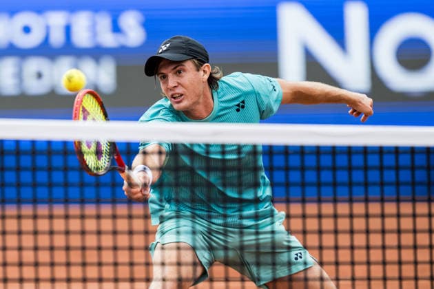 260713 Lautaro Midon of Argentina during day 1 of the Nordea Open on July 13, 2026 in Bastad. Photo: Niclas Jönsson BILDBYRAN COP 273 NO0428 tennis ATP, Tennis Herren 250 nordea open tennislagetbbeng *** 260713 Lautaro Midon of Argentina on Day 1 of the Nordea Open on July 13, 2026, in Bastad. Photo: Niclas Jönsson, BILDBYRAN COP 273 NO0428 tennis atp 250 nordea open tennislagetbbeng  Copyright: NICLASxJÖNSSON BB260713NO033