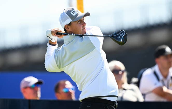 Last Chance Qualifier , Joe Dean (Eng) on the 14th Tee 154th Open Golf Championships, Royal Birkdale, Southport, UK - 13 Jul 2026Southport Royal Birkdale United Kingdom  Copyright: xGreigxCowie Shutterstockx 16988288al