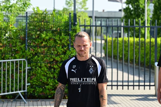 13.07.2026; Moenchengladbach; Fussball, Herren, Saison 2026 2027, Training Borussia Moenchengladbach Eugen Polanski (Trainer Gladbach) DFL regulations prohibit any use of photographs as image sequences and or quasi-video. ista-Borussia-Park NRW Deutschland *** July 13, 2026, Mönchengladbach Soccer, Men s, 2026–2027 Season, Borussia Mönchengladbach Training, Eugen Polanski, Coach, Gladbach. DFL regulations prohibit any use of photographs as image sequences and or quasi-video content at Borussia Park, NRW, Germany