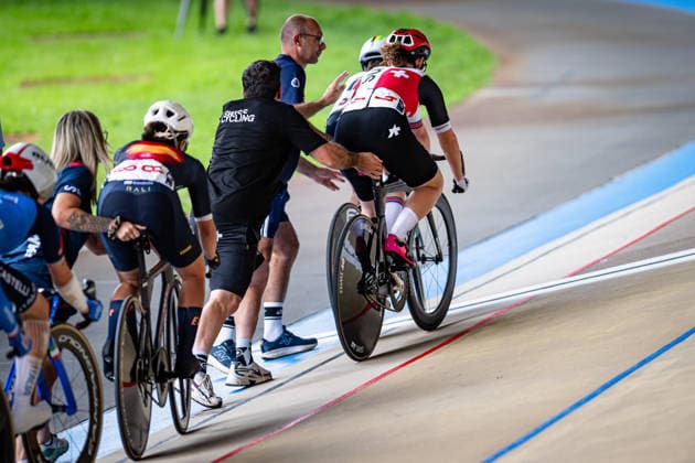 MARTHE Elia, WITZIG Selina: UEC Track cycling, Rad, Radsport, Bahnrad, Bahn European Championships U19 U23 Cottbus 2026 Black - MARTHE Elia - Red - WITZIG Selina ( SUI ) Switzerland Querformat - quer - horizontal - Landscape - Event Veranstaltung: UEC Track Cycling European Championships 2026 U19 U23 - Category Kategorie: Cycling - Track Cycling European Championships - Location Ort: Europe - Germany - Brandenburg - Cottbus - Lausitz Velodrom - Discipline: Madison - Category: Elite Women - U19 - Distance: 20 km - Date Datum: 12.07.2026 Sunday Day 6 - *** MARTHE Elia, WITZIG Selina UEC Track Cycling European Championships U19 U23 Cottbus 2026 Black MARTHE Elia Red WITZIG Selina SUI Switzerland Landscape Event UEC Track Cycling European Championships 2026 U19 U23 Category Cycling Track Cycling European Championships Location Europe Germany Brandenburg Cottbus Lausitz Velodrom Discipline Madison Category Elite Women U19 Distance 20 km Date July 12, 2026 Sunday Day 6