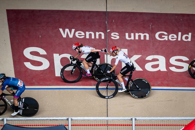 MARTHE Elia, WITZIG Selina: UEC Track cycling, Rad, Radsport, Bahnrad, Bahn European Championships U19 U23 Cottbus 2026 Black - MARTHE Elia - Red - WITZIG Selina ( SUI ) Switzerland Querformat - quer - horizontal - Landscape - Event Veranstaltung: UEC Track Cycling European Championships 2026 U19 U23 - Category Kategorie: Cycling - Track Cycling European Championships - Location Ort: Europe - Germany - Brandenburg - Cottbus - Lausitz Velodrom - Discipline: Madison - Category: Elite Women - U19 - Distance: 20 km - Date Datum: 12.07.2026 Sunday Day 6 - *** MARTHE Elia, WITZIG Selina UEC Track Cycling European Championships U19 U23 Cottbus 2026 Black MARTHE Elia Red WITZIG Selina SUI Switzerland Landscape Orientation Landscape Event UEC Track Cycling European Championships 2026 U19 U23 Category Cycling Track Cycling European Championships Location Europe Germany Brandenburg Cottbus Lausitz Velodrom Discipline Madison Category Elite Women U19 Distance 20 km Date July 12, 2026 Sunday Day 6