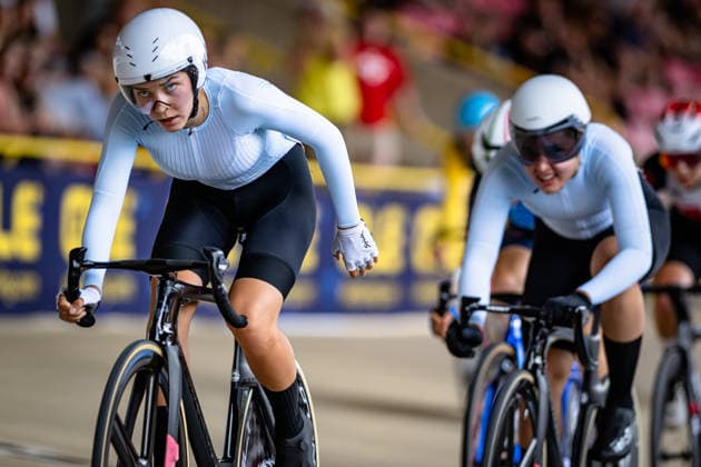 KOSTINA Olga, NOVOLODSKAYA Angelina: UEC Track cycling, Rad, Radsport, Bahnrad, Bahn European Championships U19 U23 Cottbus 2026 Black - KOSTINA Olga - Red - NOVOLODSKAYA Angelina ( RUS ) Russia Querformat - quer - horizontal - Landscape - Event Veranstaltung: UEC Track Cycling European Championships 2026 U19 U23 - Category Kategorie: Cycling - Track Cycling European Championships - Location Ort: Europe - Germany - Brandenburg - Cottbus - Lausitz Velodrom - Discipline: Madison - Category: Elite Women - U19 - Distance: 20 km - Date Datum: 12.07.2026 Sunday Day 6 - *** KOSTINA Olga, NOVOLODSKAYA Angelina UEC Track Cycling European Championships U19 U23 Cottbus 2026 Black KOSTINA Olga Red NOVOLODSKAYA Angelina RUS Russia Landscape Event UEC Track Cycling European Championships 2026 U19 U23 Category CCycling Track Cycling European Championships Location Europe Germany Brandenburg Cottbus Lausitz Velodrom Discipline Madison Category Elite Women U19 Distance 20 km Date July 12, 2026 Sunday Day 6