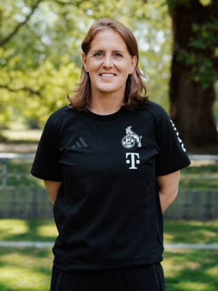 Trainerin Britta Carlson; 1.FC Köln; 1.BL Frauen, Porträttermin 2026 2027, Head Coach Britta Carlson; 1.FC Köln; 1.BL Women, portrait appointment 2026 2027, Cologne Geissbockheim NRW Germany