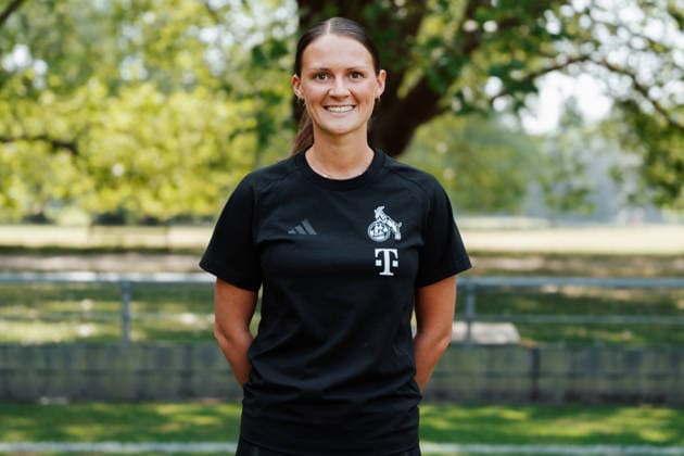 Physiotherapeutin Maike Stollenwerk; 1.FC Köln; 1.BL Frauen, Porträttermin 2026 2027, Physiotherapist Maike Stollenwerk; 1.FC Köln; 1.BL Women, portrait appointment 2026 2027, Cologne Geissbockheim NRW Germany