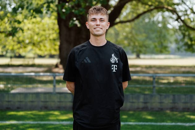 Mannschaftsbetreuer Luca Flock; 1.FC Köln; 1.BL Frauen, Porträttermin 2026 2027, Team Assistant Luca Flock; 1.FC Köln; 1.BL Women, portrait appointment 2026 2027, Cologne Geissbockheim NRW Germany