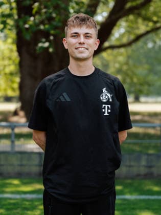 Mannschaftsbetreuer Luca Flock; 1.FC Köln; 1.BL Frauen, Porträttermin 2026 2027, Team Assistant Luca Flock; 1.FC Köln; 1.BL Women, portrait appointment 2026 2027, Cologne Geissbockheim NRW Germany