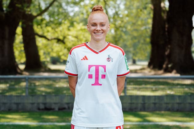 Laura Vogt; 1.FC Köln; 1.BL Frauen, Porträttermin 2026 2027, Laura Vogt; 1.FC Köln; 1.BL Women, portrait appointment 2026 2027, Cologne Geissbockheim NRW Germany