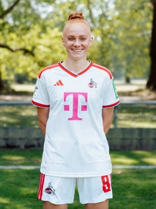 Laura Vogt; 1.FC Köln; 1.BL Frauen, Porträttermin 2026 2027, Laura Vogt; 1.FC Köln; 1.BL Women, portrait appointment 2026 2027, Cologne Geissbockheim NRW Germany