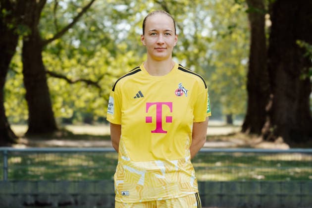 Paula Hoppe; 1.FC Köln; 1.BL Frauen, Porträttermin 2026 2027, Paula Hoppe; 1.FC Köln; 1.BL Women, portrait appointment 2026 2027, Cologne Geissbockheim NRW Germany