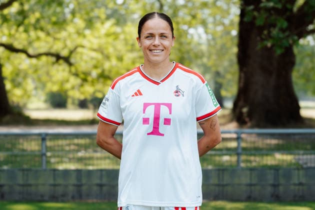 Laura Feiersinger; 1.FC Köln; 1.BL Frauen, Porträttermin 2026 2027, Laura Feiersinger; 1.FC Köln; 1.BL Women, portrait appointment 2026 2027, Cologne Geissbockheim NRW Germany