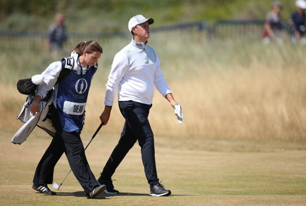 154th Open Golf Championships - Practice Day Joe Dean of England (R) during practice day at the British Open Golf Championships at Royal Birkdale in Southport, Britain, 13 July 2026. SOUTHPORT UNITED KINGDOM  Copyright: xADAMxVAUGHANx
