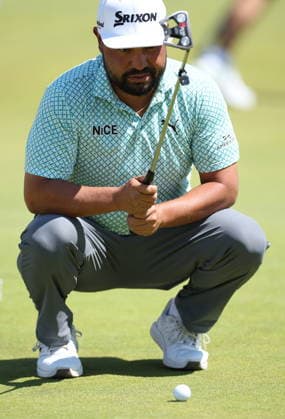 154th Open Golf Championships - Practice Day JJ Spaun of the USA on the putting green during practice day at the British Open Golf Championships at Royal Birkdale in Southport, Britain, 13 July 2026. SOUTHPORT UNITED KINGDOM  Copyright: xADAMxVAUGHANx