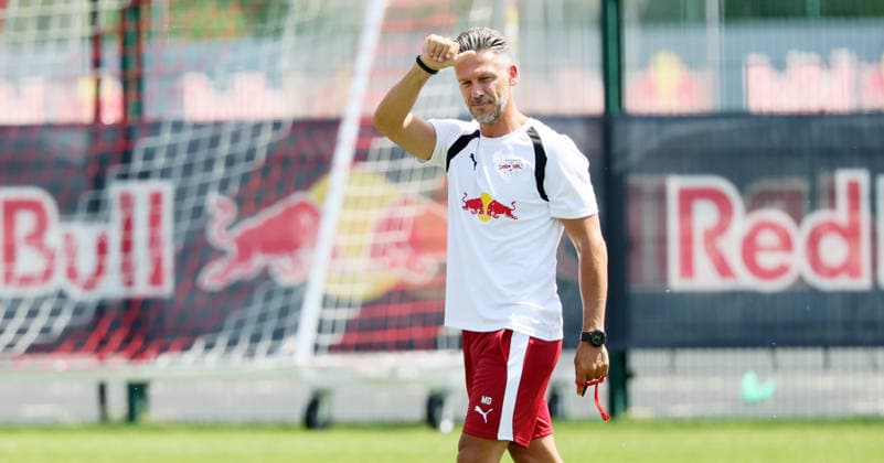 RB Leipzig Ð Trainingsstart Bundesliga Leipzig, 13.07.2026, Red Bull Akademie, Fussball, 1.Bundesliga, RB Leipzig , Pressekonferenz , Auftaktraining für die neue Spielzeit 2026 2027 , Im Bild: Martin Demichelis , Nur zur redaktionellen Nutzung. Only editorial use. , *** RB Leipzig – Start of Bundesliga Training, Leipzig, July 13, 2026, Red Bull Academy, Soccer, Bundesliga 1, RB Leipzig, Press Conference, First training session for the new 2026–2027 season, Pictured: Martin Demichelis, For editorial use only, Picture Point