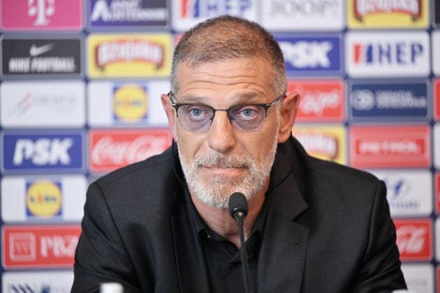 Zagreb, Croatia, 130726 Croatian Football Federation press conference, PK, Pressekonferenz following the HNS Executive Committee meeting, at which the new head coach, Slaven BiliÄ‡, was introduced. In the photo: Slaven Bilic. Photo: Damir Krajac CROPIX Zagreb Croatia Copyright: xxDamirxKrajacx izbornik_bilic2-130726