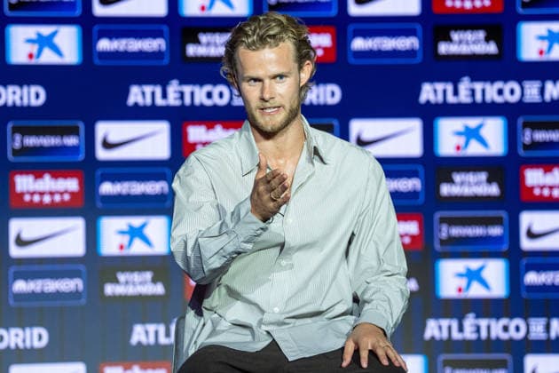 Atletico de Madrid s new player Morten Hjulmand. Atletico de Madrid s new player Morten Hjulmand during his official presentation. July 13, 2026. (ALTERPHOTOS Acero) MadridSpain  Copyright: xAcerox