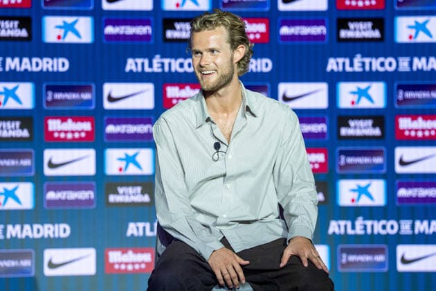 Atletico de Madrid s new player Morten Hjulmand. Atletico de Madrid s new player Morten Hjulmand during his official presentation. July 13, 2026. (ALTERPHOTOS Acero) MadridSpain  Copyright: xAcerox