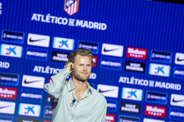 Atletico de Madrid s new player Morten Hjulmand. Atletico de Madrid s new player Morten Hjulmand during his official presentation. July 13, 2026. (ALTERPHOTOS Acero) MadridSpain  Copyright: xAcerox