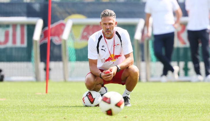 RB Leipzig Ð Trainingsstart Bundesliga Leipzig, 13.07.2026, Red Bull Akademie, Fussball, 1.Bundesliga, RB Leipzig , Pressekonferenz , Auftaktraining für die neue Spielzeit 2026 2027 , Im Bild: Martin Demichelis , Nur zur redaktionellen Nutzung. Only editorial use. , *** RB Leipzig – Start of Bundesliga Training, Leipzig, July 13, 2026, Red Bull Academy, Soccer, Bundesliga 1, RB Leipzig, Press Conference, First training session for the new 2026–2027 season, Pictured: Martin Demichelis, For editorial use only, Picture Point