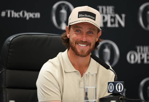 154th Open Golf Championships - Practice Day Tommy Fleetwood of England attends a press conference, PK, Pressekonferenz during practice day at the British Open Golf Championships at Royal Birkdale in Southport, Britain, 13 July 2026. SOUTHPORT UNITED KINGDOM  Copyright: xADAMxVAUGHANx