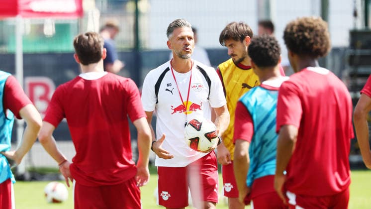RB Leipzig Ð Trainingsstart Bundesliga Leipzig, 13.07.2026, Red Bull Akademie, Fussball, 1.Bundesliga, RB Leipzig , Pressekonferenz , Auftaktraining für die neue Spielzeit 2026 2027 , Im Bild: Martin Demichelis , Nur zur redaktionellen Nutzung. Only editorial use. , *** RB Leipzig – Start of Bundesliga Training, Leipzig, July 13, 2026, Red Bull Academy, Soccer, Bundesliga 1, RB Leipzig, Press Conference, First training session for the new 2026–2027 season, Pictured: Martin Demichelis, For editorial use only, Picture Point